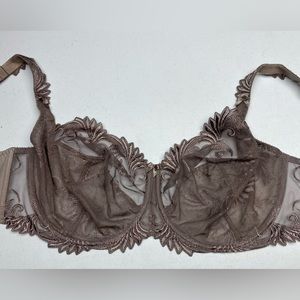 Empreinte VELVET TAUPE Unlined Underwire, 40F *P1051
